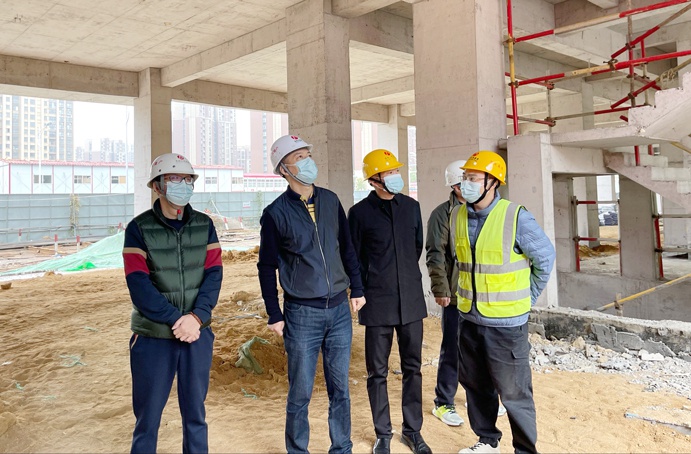 市政公用集團(tuán)黨委委員、副總經(jīng)理葛威敏到泉邦產(chǎn)業(yè)園項目檢查安全生產(chǎn)工