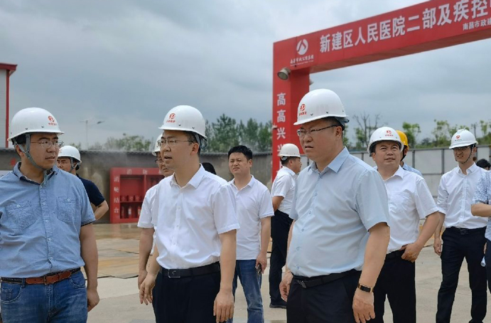 新建區(qū)委常委、常務(wù)副區(qū)長賈中強(qiáng)到新建區(qū)職業(yè)技術(shù)學(xué)校新校區(qū)建設(shè)項(xiàng)目、新建區(qū)人民醫(yī)院二部及疾控中心項(xiàng)目調(diào)研