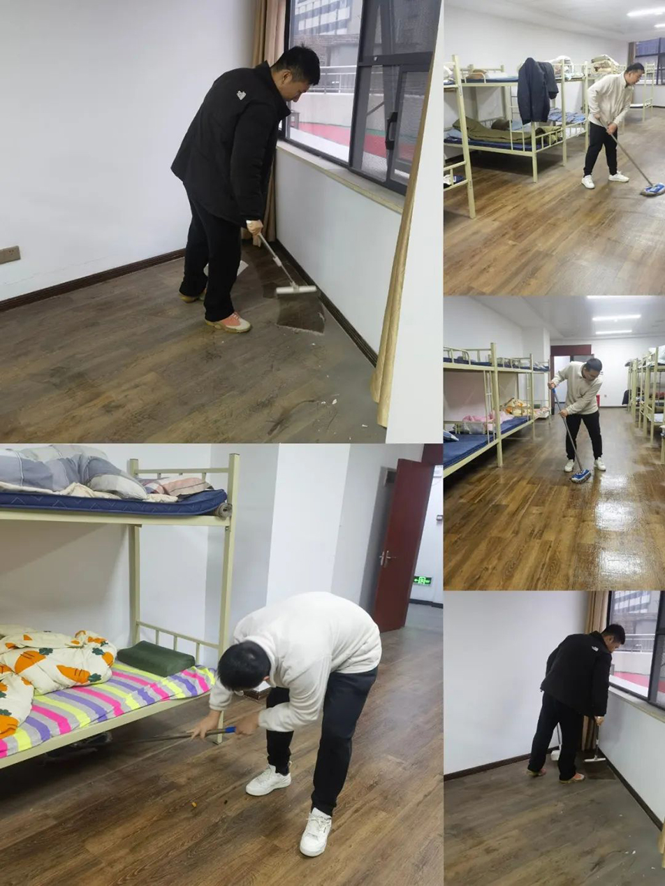 機(jī)關(guān)團(tuán)支部組織志愿者開展“扮靚新宿舍，溫情暖人心”集中清掃活動(dòng)